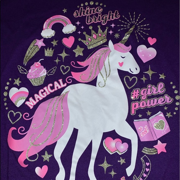 Children’s Place Girl’s Longsleeve Graphic Tee - Picture 2 of 3